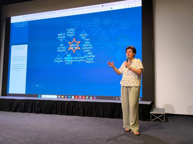 Giving talk at the RivieraJUG