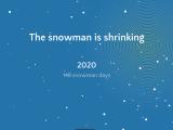 the snowman is shrinking